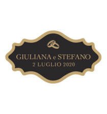 C001V collarino per bottiglia a targhetta modanata