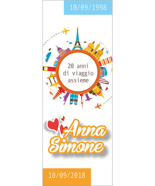codice etichetta matrimonio M013V-45x120