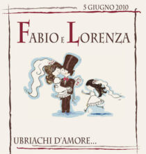 etichetta vino personalizzata per matrimonio “family"- cod. M022V - fondo colorato