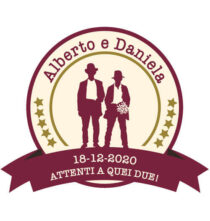 M027S, etichetta personalizzata per matrimonio, spiritosa e sagomata