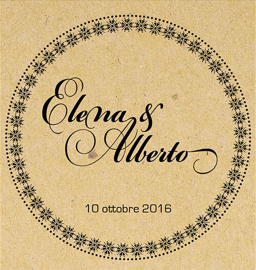 etichetta matrimonio personalizzata per vino M033V-paglia