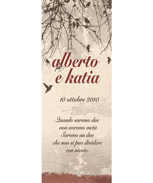 codice etichetta matrimonio M075V