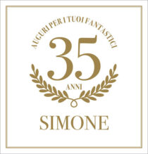 etichetta personalizzata per compleanno o anniversario: MC01M