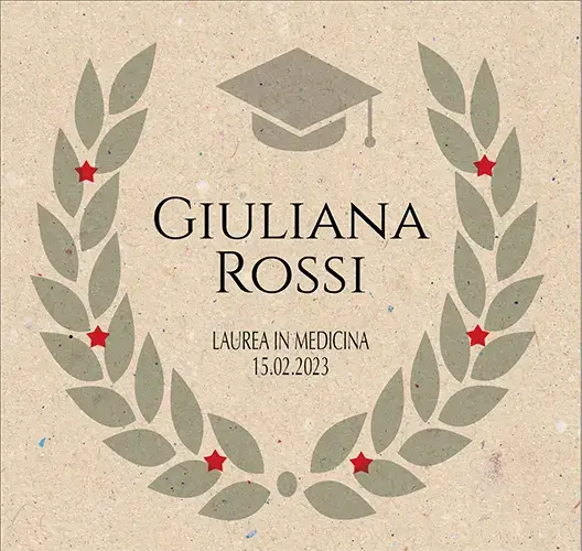 MLR01V etichetta per laurea